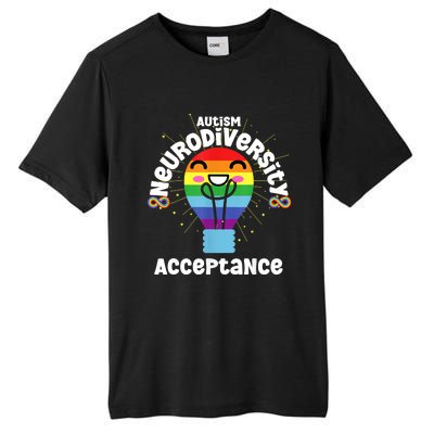 Neurodiversity Acceptance Kawaii Encourage Diversity Tall Fusion ChromaSoft Performance T-Shirt