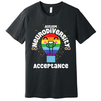 Neurodiversity Acceptance Kawaii Encourage Diversity Premium T-Shirt