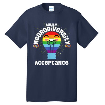 Neurodiversity Acceptance Kawaii Encourage Diversity Tall T-Shirt