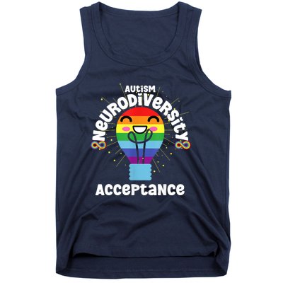 Neurodiversity Acceptance Kawaii Encourage Diversity Tank Top