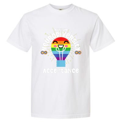 Neurodiversity Acceptance Kawaii Encourage Diversity Garment-Dyed Heavyweight T-Shirt