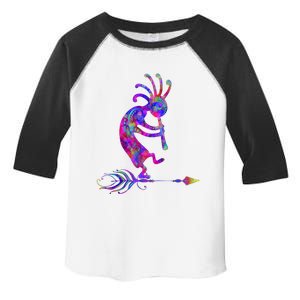 Native American Kokopelli With Feather 2 Fan Fun Toddler Fine Jersey T-Shirt