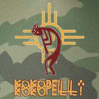 Native American Kokopelli Flute Player Sun Symbol Legacy Tie Dye Trucker Hat