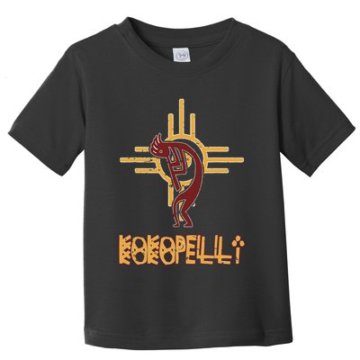 Native American Kokopelli Flute Player Sun Symbol Toddler T-Shirt