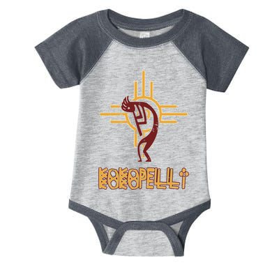 Native American Kokopelli Flute Player Sun Symbol Infant Baby Jersey Bodysuit