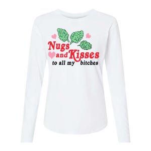 Nugs And Kisses To All My Bitches Funny Gift Womens Cotton Relaxed Long Sleeve T-Shirt