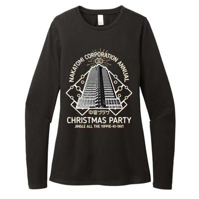 Nakatomi Corporation Annual Christmas Party Womens CVC Long Sleeve Shirt