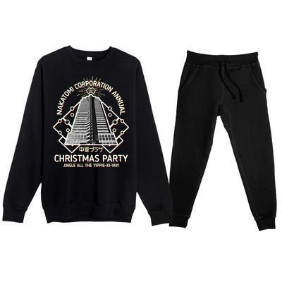 Nakatomi Corporation Annual Christmas Party Premium Crewneck Sweatsuit Set