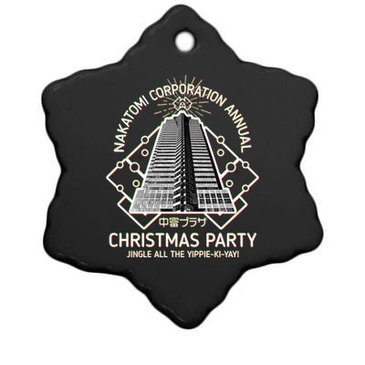 Nakatomi Corporation Annual Christmas Party Ceramic Star Ornament