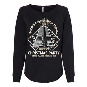 Nakatomi Corporation Annual Christmas Party Womens California Wash Sweatshirt