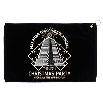 Nakatomi Corporation Annual Christmas Party Grommeted Golf Towel