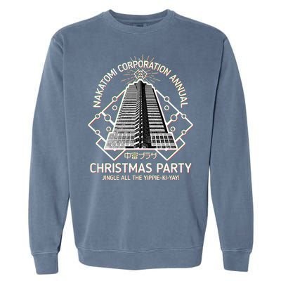 Nakatomi Corporation Annual Christmas Party Garment-Dyed Sweatshirt