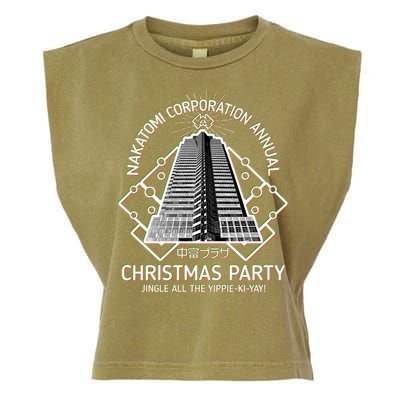 Nakatomi Corporation Annual Christmas Party Garment-Dyed Women's Muscle Tee