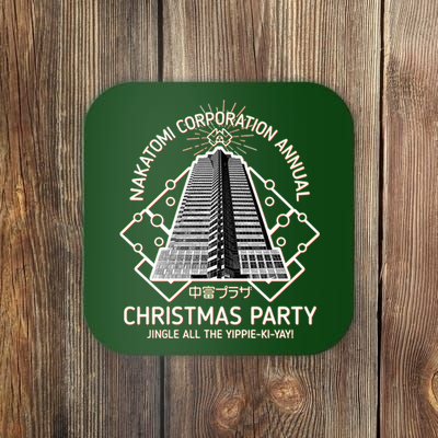 Nakatomi Corporation Annual Christmas Party Coaster