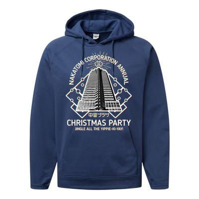 Nakatomi Corporation Annual Christmas Party Performance Fleece Hoodie