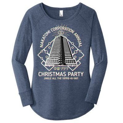 Nakatomi Corporation Annual Christmas Party Women's Perfect Tri Tunic Long Sleeve Shirt