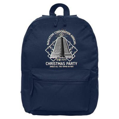 Nakatomi Corporation Annual Christmas Party 16 in Basic Backpack