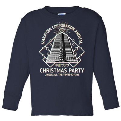 Nakatomi Corporation Annual Christmas Party Toddler Long Sleeve Shirt