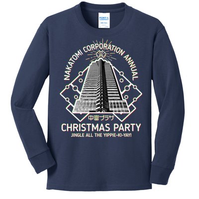 Nakatomi Corporation Annual Christmas Party Kids Long Sleeve Shirt