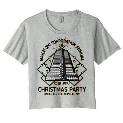 Nakatomi Corporation Annual Christmas Party Women's Crop Top Tee