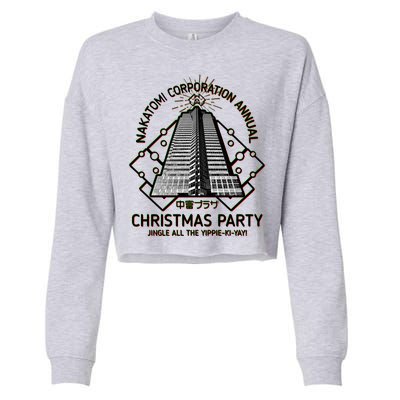 Nakatomi Corporation Annual Christmas Party Cropped Pullover Crew