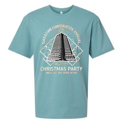 Nakatomi Corporation Annual Christmas Party Sueded Cloud Jersey T-Shirt