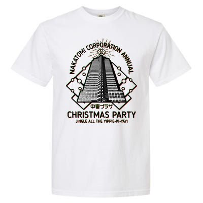 Nakatomi Corporation Annual Christmas Party Garment-Dyed Heavyweight T-Shirt