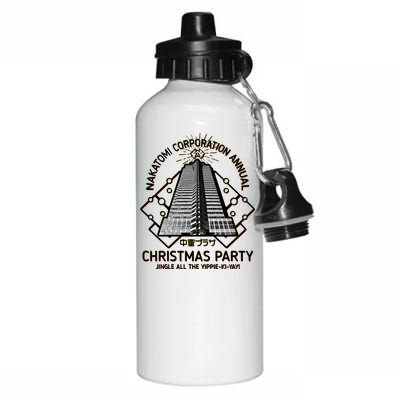 Nakatomi Corporation Annual Christmas Party Aluminum Water Bottle