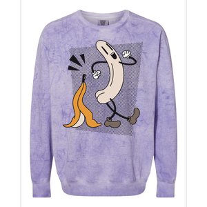 Naked Banana Retro Cartoon Colorblast Crewneck Sweatshirt