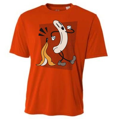 Naked Banana Retro Cartoon Cooling Performance Crew T-Shirt