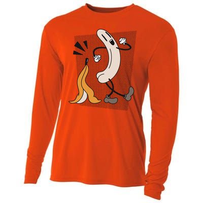 Naked Banana Retro Cartoon Cooling Performance Long Sleeve Crew