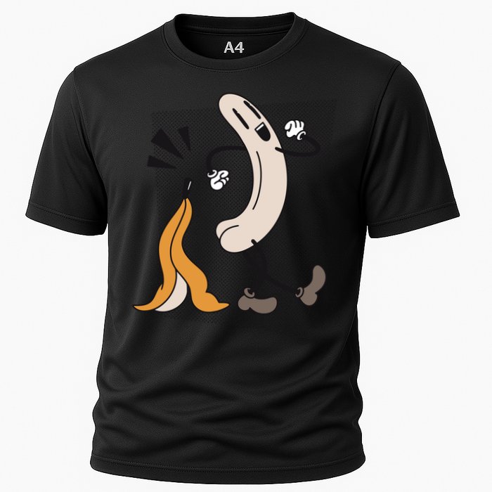 Naked Banana Retro Cartoon Cooling Performance Crew T-Shirt