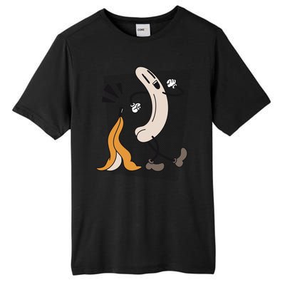 Naked Banana Retro Cartoon Tall Fusion ChromaSoft Performance T-Shirt