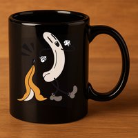 Naked Banana Retro Cartoon 11oz C Handle Ceramic Mug