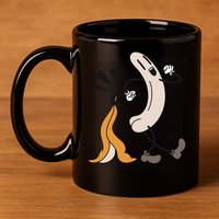 Naked Banana Retro Cartoon 11oz C Handle Ceramic Mug