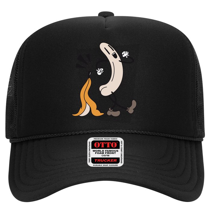 Naked Banana Retro Cartoon Trucker Hat