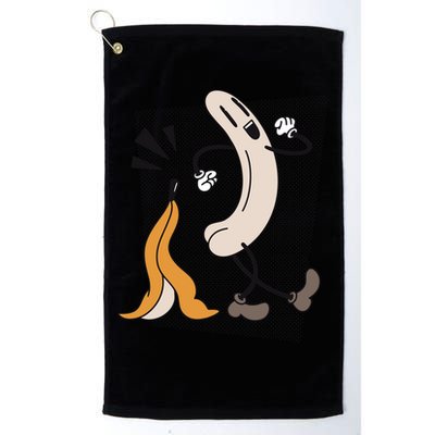 Naked Banana Retro Cartoon Golf Towel