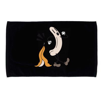 Naked Banana Retro Cartoon Microfiber Hand Towel