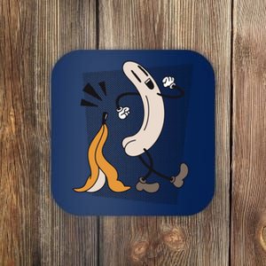 Naked Banana Retro Cartoon Coaster