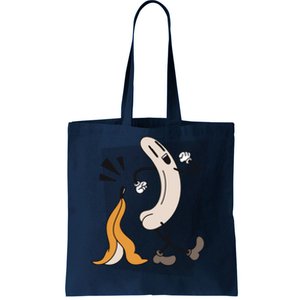 Naked Banana Retro Cartoon Tote Bag