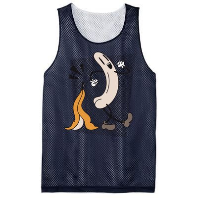 Naked Banana Retro Cartoon Mesh Reversible Basketball Jersey Tank