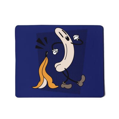 Naked Banana Retro Cartoon Mousepad