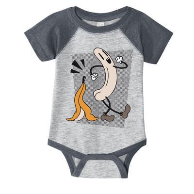 Naked Banana Retro Cartoon Infant Baby Jersey Bodysuit