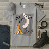 Naked Banana Retro Cartoon Tall T-Shirt