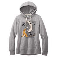 Naked Banana Retro Cartoon Women's Fleece Hoodie