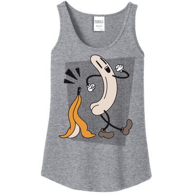 Naked Banana Retro Cartoon Ladies Essential Tank