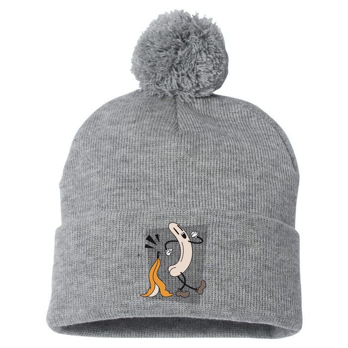 Naked Banana Retro Cartoon Pom Pom 12in Knit Beanie