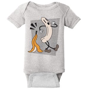 Naked Banana Retro Cartoon Baby Bodysuit