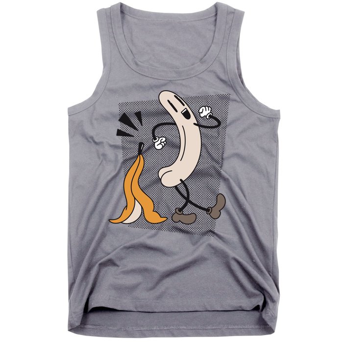 Naked Banana Retro Cartoon Tank Top