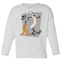 Naked Banana Retro Cartoon Toddler Long Sleeve Shirt